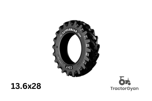 Ceat Aayushmaan 13.6x28 - Rear Tyre image