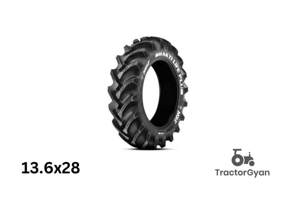 MRF Shakti Life Plus N12 13.6x28 - Rear Tyre image