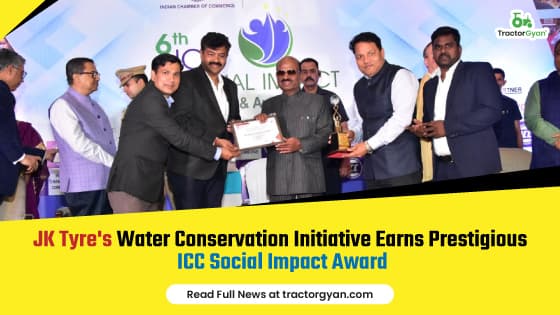 JK Tyre's Water Conservation Initiative Earns Prestigious ICC Social Impact Award