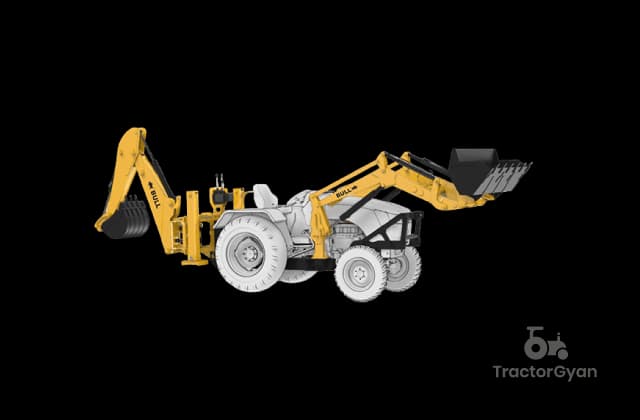 Bull Backhoe Loader Dozer image