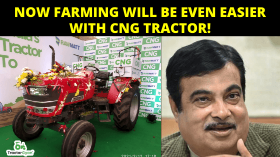 NOW FARMING WILL BE EVEN EASIER WITH CNG TRACTOR! NOW FARMING WILL BE EVEN EASIER WITH CNG TRACTOR! image