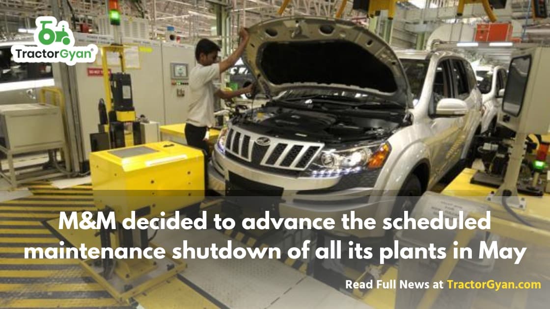 M&M decided to advance the scheduled maintenance shutdown of all its plants in May for four days image