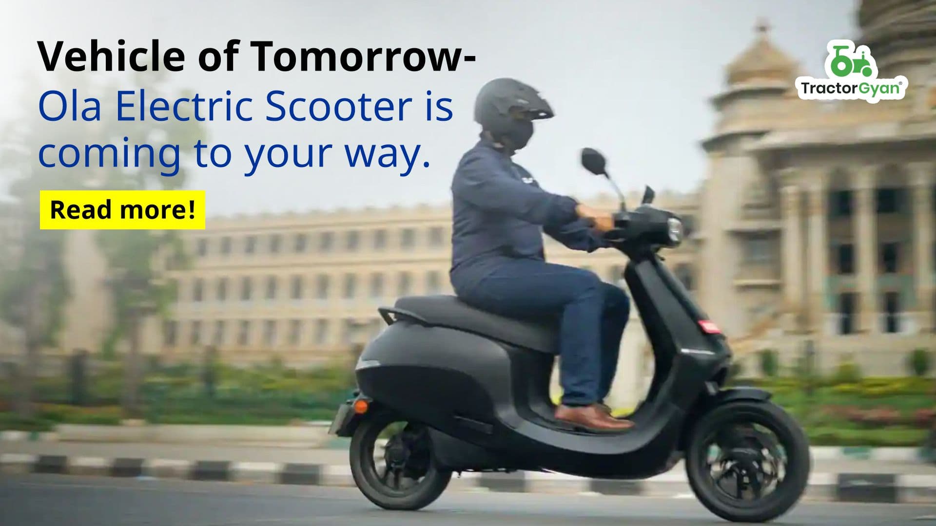 Vehicle of Tomorrow- Ola Electrc Scooter is coming to your way. Read more! image