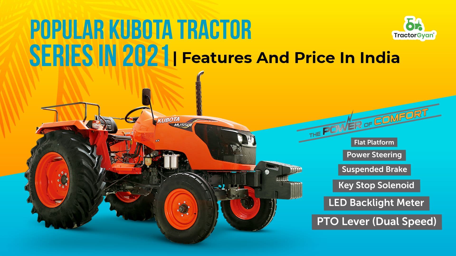Popular Kubota tractor series in 2025-2026 | Features and price in India Popular Kubota tractor series in 2025-2026 | Features and price in India image