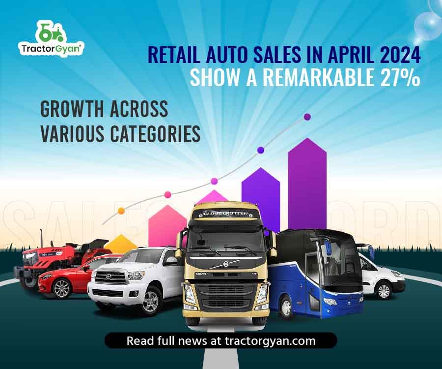 Retail Auto Sales in April 2024 Show a Remarkable 27% Growth Across Various Categories Retail Auto Sales in April 2024 Show a Remarkable 27% Growth Across Various Categories image