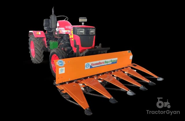 Vasundhara Krishi Yantra Conveyor Chain Reaper Tractor Mounted 5 Feet image Vasundhara Krishi Yantra Conveyor Chain Reaper Tractor Mounted 5 Feet image