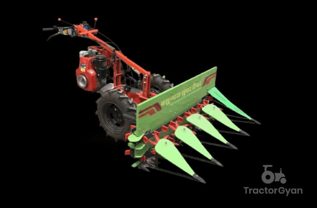 Vasundhara Krishi Yantra Multigrain Tractor Mounted Reaper image Vasundhara Krishi Yantra Multigrain Tractor Mounted Reaper image