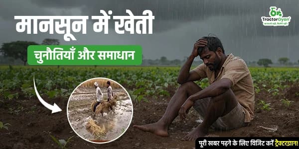 मानसून में खेती की चुनौतियाँ और समाधान मानसून में खेती की चुनौतियाँ और समाधान image