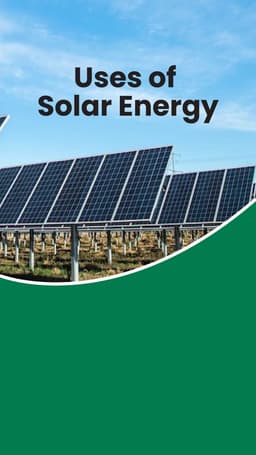 Uses of Solar Energy | Tractorgyan Uses of Solar Energy | Tractorgyan